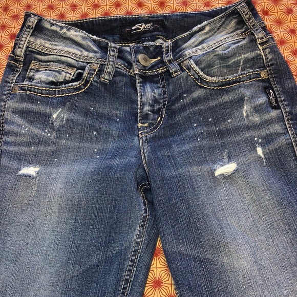 Silver Suki Slim Boot Jeans 25/33 - Picture 2 of 7